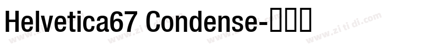 Helvetica67 Condense字体转换